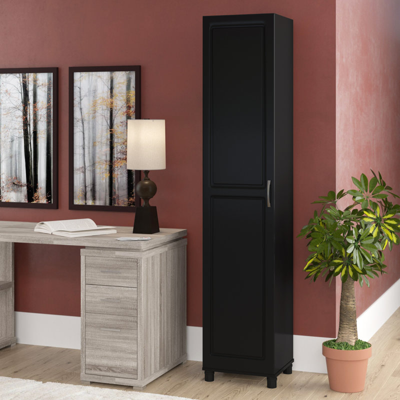 Scholl 16" Utility Storage Cabinet, Black