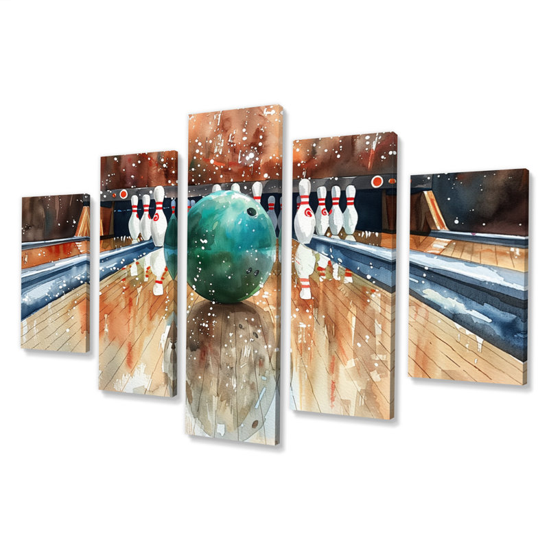 Jeu de quilles vertes Green Bowling Full Strike III