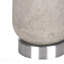 Table Lamp - 29" Height, Grey Resin Material, Ivory & Cream Shade
