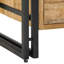 40cm W Iron Bedside Table