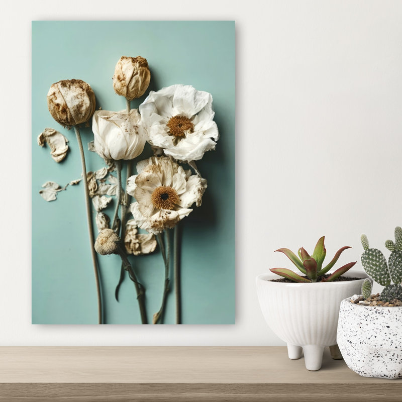 Faded Elegance Elegant Rustic Vintage Flower Nature Wall Art Print 1 Piece Wrapped Canvas Wall Art, 45.72cm H x 30.48cm W