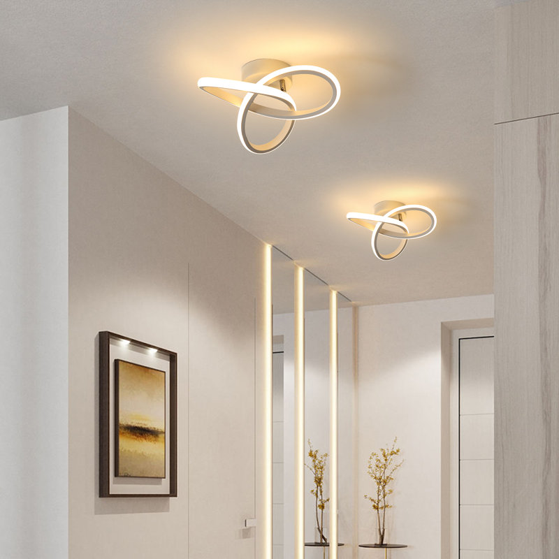 Kudolo 24cm LED Integrated Semi Flush Mount, White