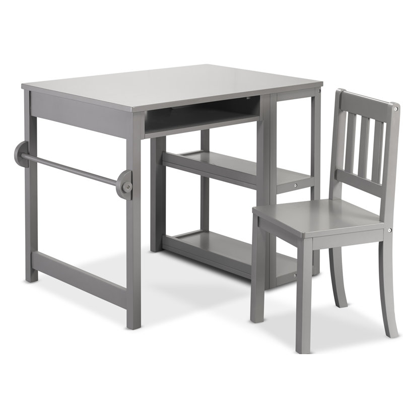 Ensemble de table de jeu et de chaises Sorelle Creative, Gris
