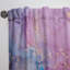 Rose et bleu liquide Art I - rideau abstrait - velours obscurcissant - 1 panneau-71738019