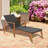 Outdoor Wood Chaise Lounge