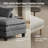 Modular Sectional Sofa, 76.5" L-shaped Chenille Comfy Sectional Couches For Living Room, 2-seater Cloud Couches With 1 Movable Ottoman, Flexible Combination Modern Deep Seat Sofa (grey)-1323058815
