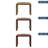 Sectionals Drink Holder, MDF, Walnut Veneer
