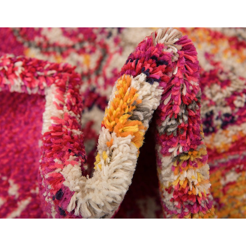 Tapis rose Pennylane, Carré 8 pi