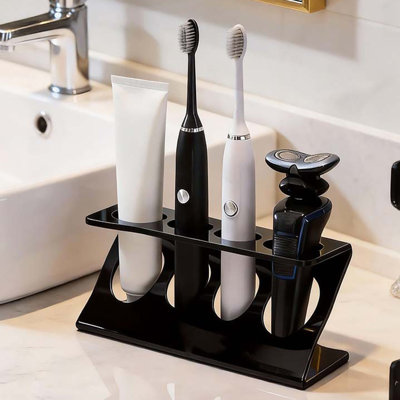 Storage Rack Bathroom Washbasin Storage Rack Shaver Toothpaste Utensils Storage Bracket