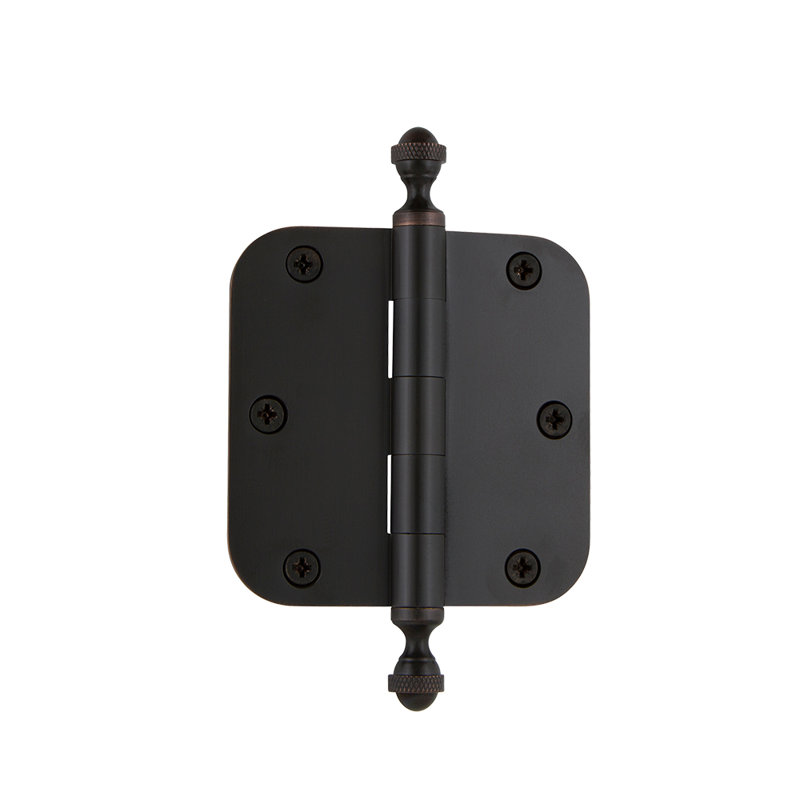 3.5'' x 3.5'' Brass Butt Bearing Hinge, Timeless Bronze