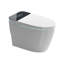 Toilette intelligente sans réservoir avec bidet intégré, siège de toilette bidet une pièce, chasse d'eau automatique, siège chauffant, eau chaude et sèche, température réglable, télécommande