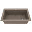 Ensemble d'évier de cuisine à simple cuve encastrable 33 po x 22 po Karran Quartz-50597919