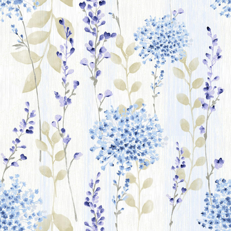 Country Flowers Wallpaper, 350cm W x 260cm L