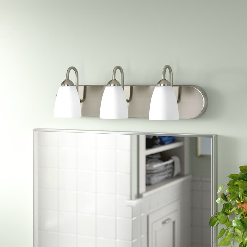 Carilynn 3 - Light Dimmable Vanity Light, Brushed Nickel