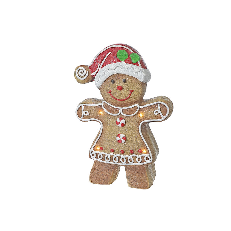 Led Led Gingerbread Lady