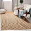 Tapis en sisal tissé jacquard Taj-29151562