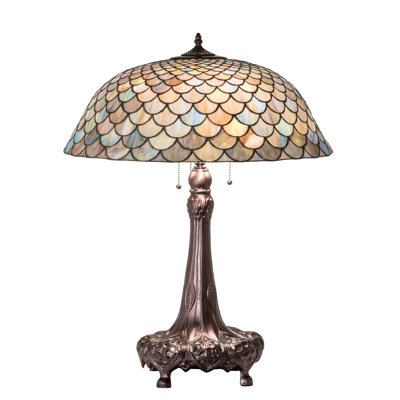31" High Tiffany Fishscale Table Lamp