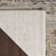 Rectangle  Floral Power Loomed Area Rug in Gray/Tan/Brown