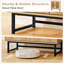 Buffet 31,5 "en rotin avec portes et tablette réglable-2083669157