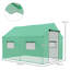 Walk in Polytunnel 200*300*200 cm Steel 1 Piece Walk-in Greenhouse White with UV-resistant PE Cover-134739744