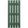 Three Batten, Five Board Open Vinyl Shutters Pair