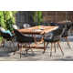 Alyisa 118'' Rectangular 8 - Person Outdoor Dining Set