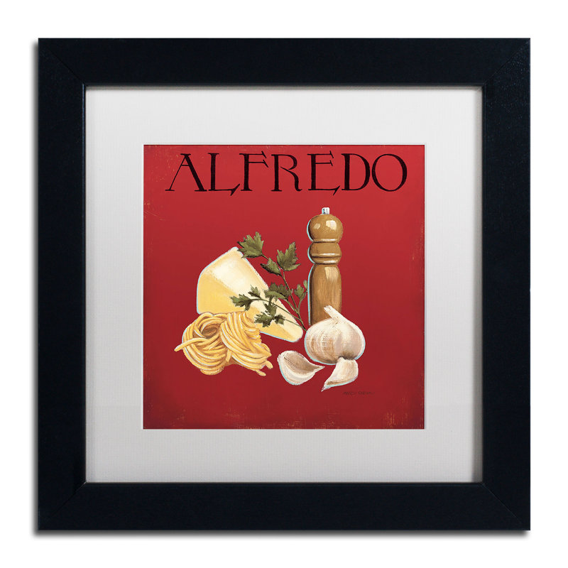 « italien cuisine iii » par marco fabiano, impression encadrée, H 11 po x l 14 po x P 0,5 po
