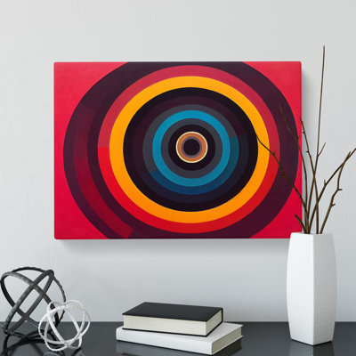Majestic Modern Abstract - Wrapped Canvas Print