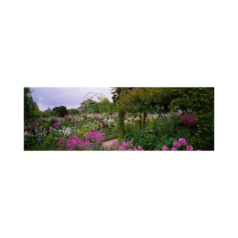 Clos Normand, Fondation Claude Monet, Giverny, France 1 Piece Wrapped Canvas Panoramic Wall Art