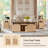 Willkie Farmhouse Nightstand Set , End Table with Charging Station, w/Barn Door & Open Shelves-1908463653