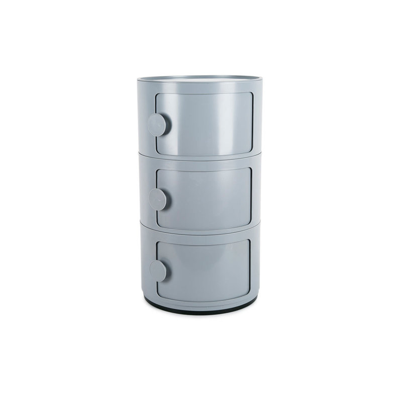 Multi-Tiered Plastic Storage Drawer Unit