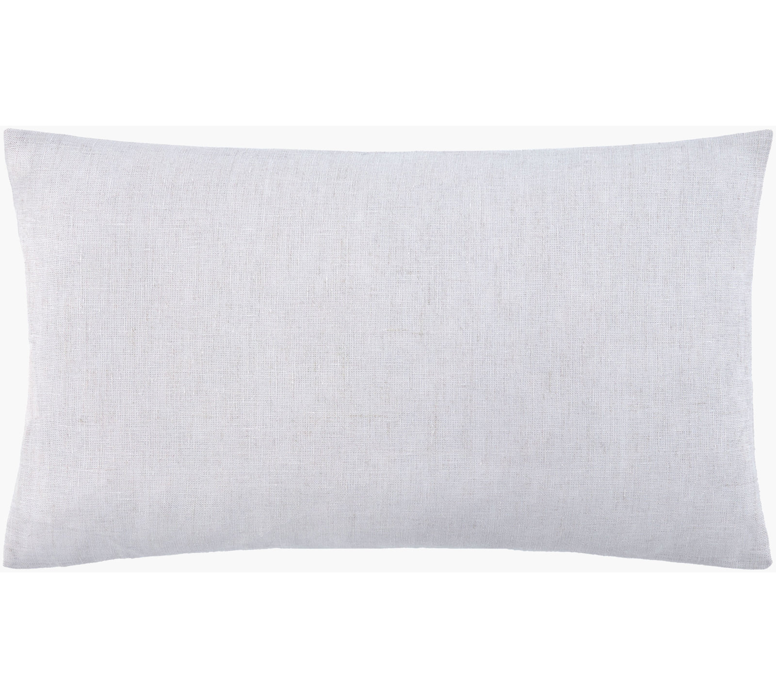 Lanie 7" x 21" Linen Pillow Cover, Cover Only, Gray