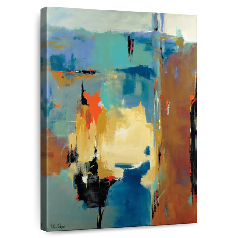 Avery Waterfall Abstract, 39" H x 26" W