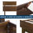 2-Pcs Bedroom Set – Solid Wood King Platform Bed Frame & Matching Nightstand, Mid-Century Modern, Walnut Finish, 800 lbs Capacity, No Box Spring Needed-91715925-91715927