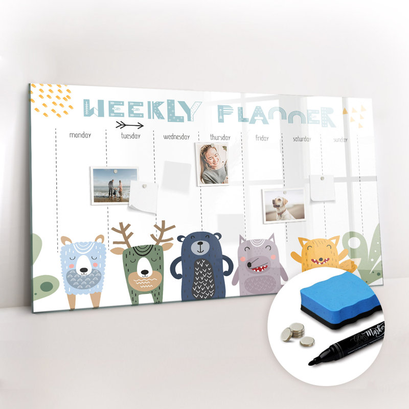 Magnetic Glass Dry Erase Board