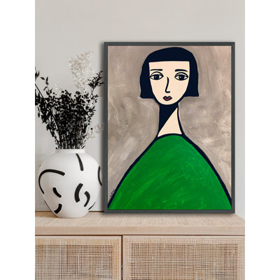 Woman In A Green Top