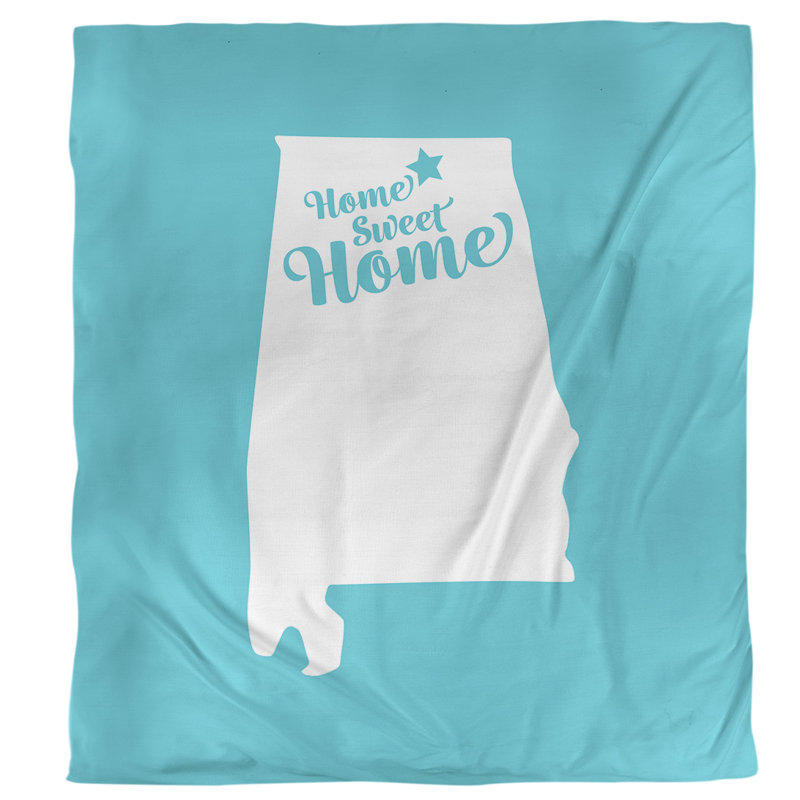 Housse de couette à la maison Huntsville, Housse de couette simple TG, Bleu sarcelle