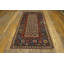 Tapis blanc antique crème et beige en laine noué à la main des années 1880