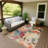 Machine Washable Indoor/Outdoor Jenning ACN2264 Floral Rug-765123347