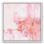 « rosé rose abstract », reproduction d’impression sur toile encadrée