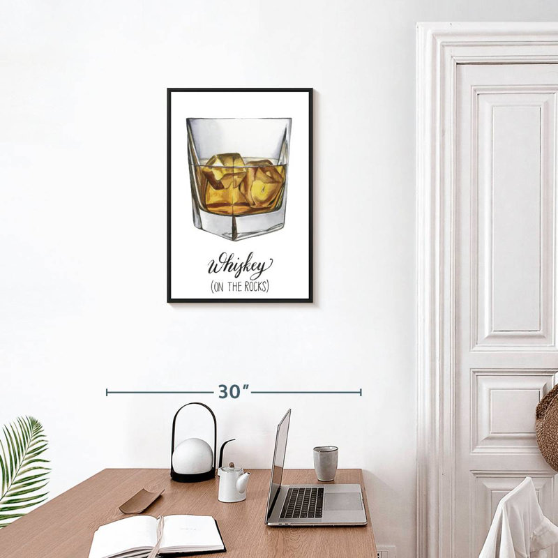Classic Happy Hour IV, Floating Frame Black, 17" x 25"