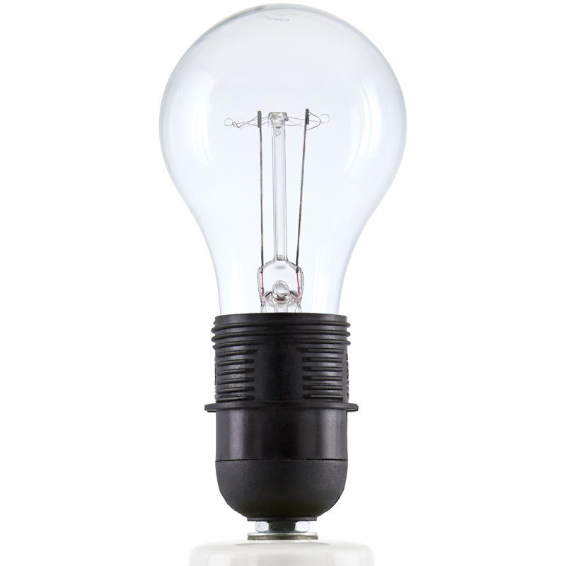 White Ceramic Bell Shade Table Lamp with Cotton Shade