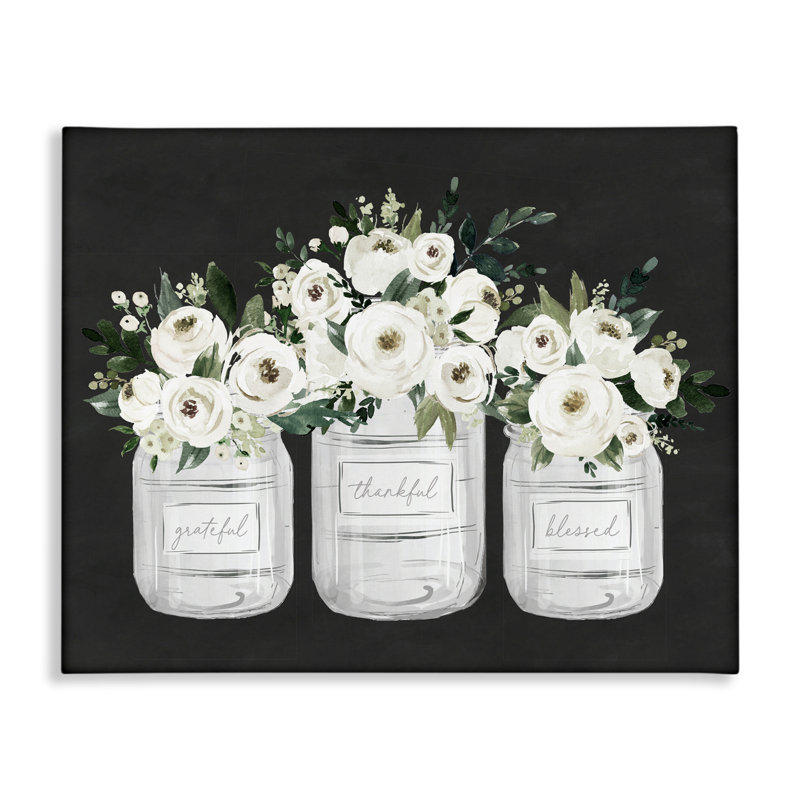 Trio de bocaux Floral Farmhouse, H 16 po x l 20 po