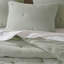 Ensemble de courtepointe brodée en coton 3 pièces grand / grand, sauge-128367625