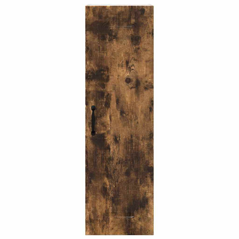 Vidaxl Kitchen Wall Cabinet With Shelf Sonoma Oak 50 X 31 X 100 Cm, 100cm H x 30cm W x 31cm D, Smoked Oak