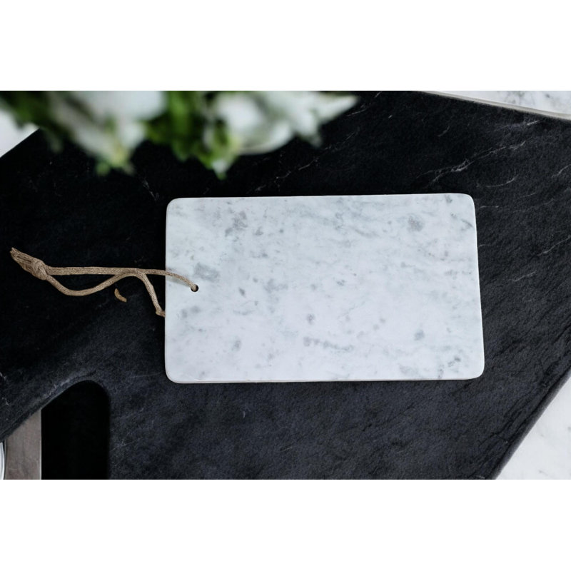 Geko Marble Chopping Board 40X24cm, White