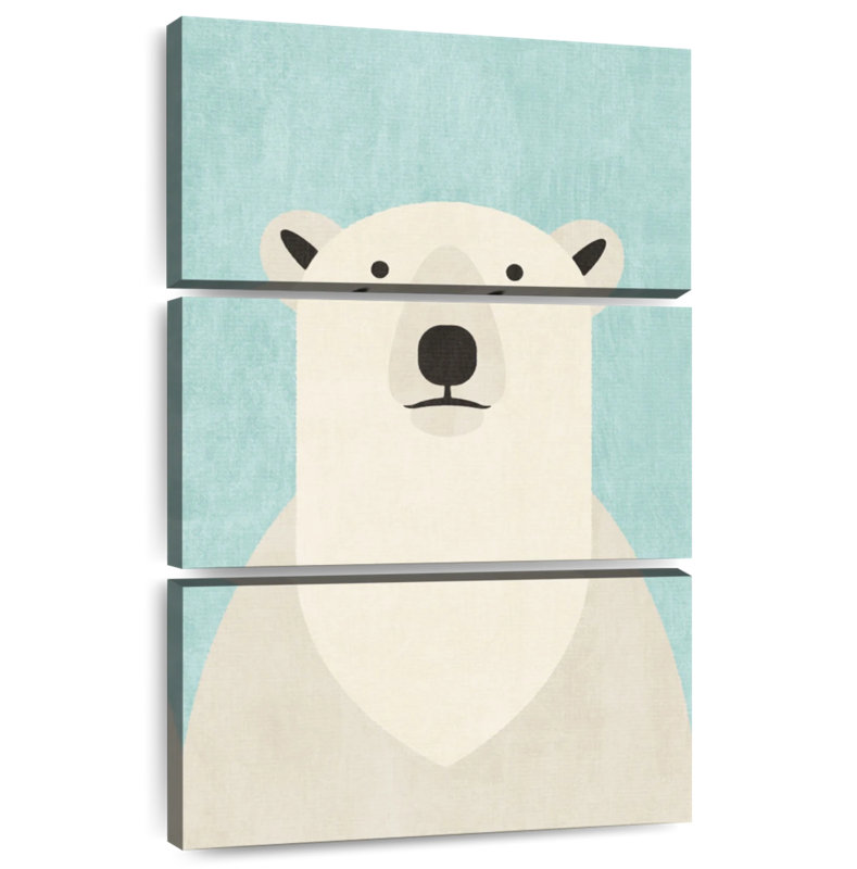 Ashelle Fauna Polar Bear, 74" H x 48" W
