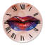 Beautiful Women Lips With Bright Rouge à lèvres - horloge murale moderne-60282379