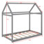 Lit maison en bois-505216103