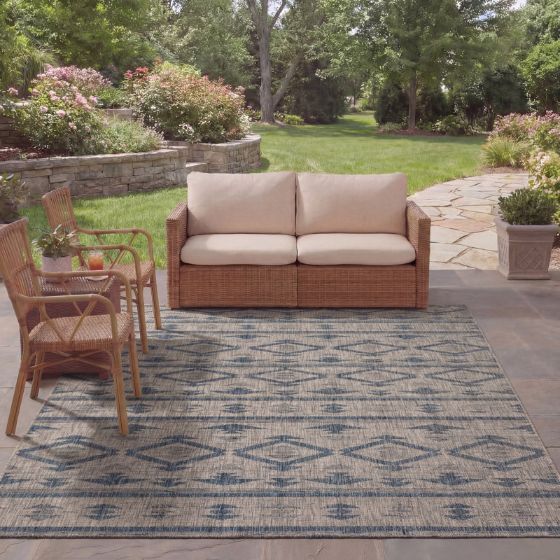 Amarien Southwestern Indoor/Outdoor Area Rug, Rectangle 8' x 11'